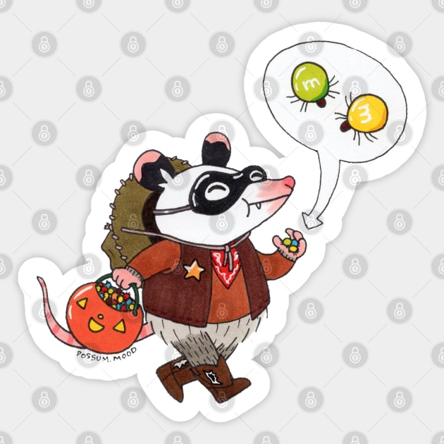 Tick Candy Sticker by Possum Mood